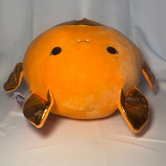 Squishmallows Tangie the Orange Bat 12in Soft Plush Metallic Halloween NWT - Picture 6 of 11